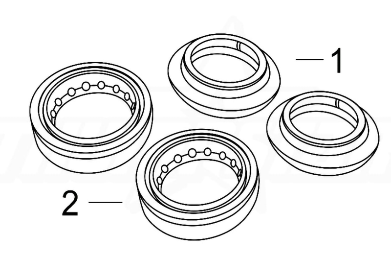 3858 | Fork Seals For Fastace ALX02RC Forks