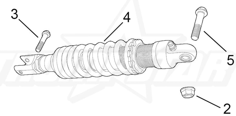 3862 | 350mm Rear Shock (V5)