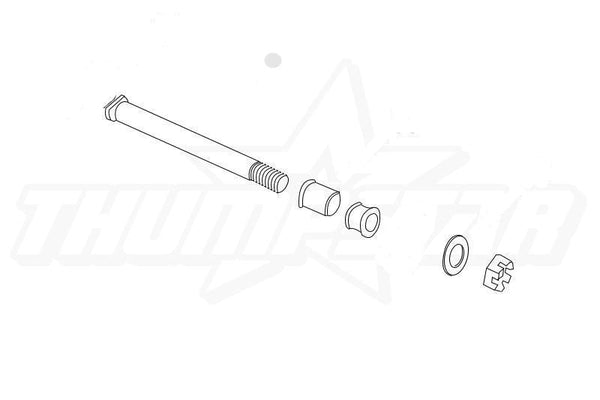 3917 | Rear Axle Complete Assembly 20MM (V5) – TopTierMinis.com