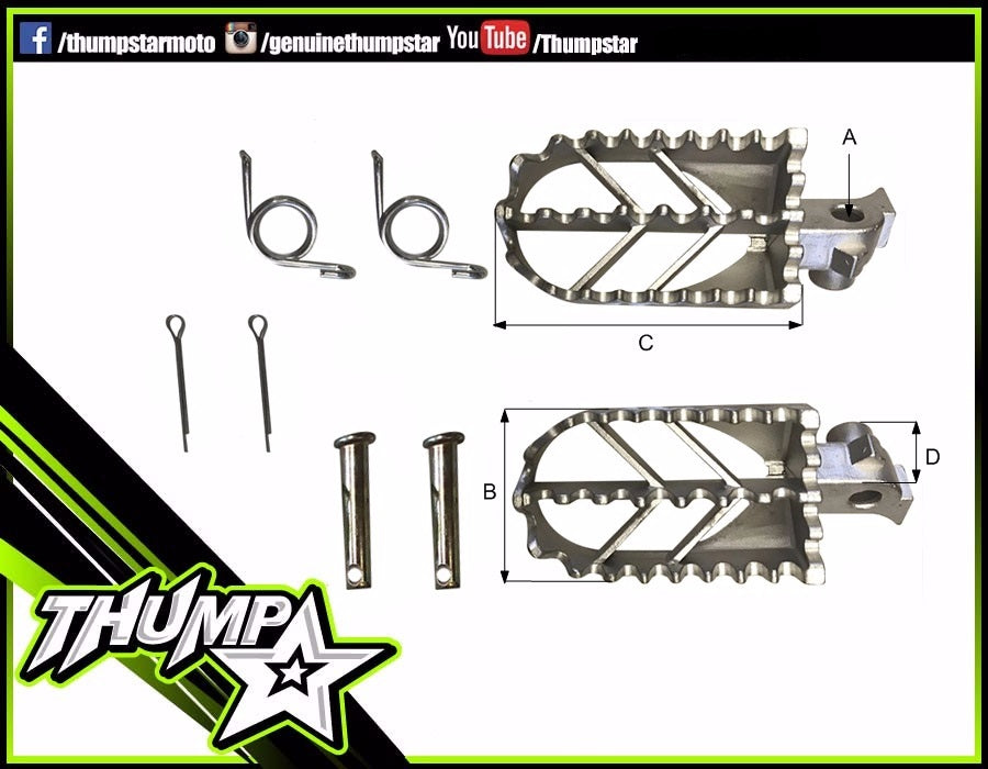 Footpeg Base 3933 | Footpeg Complete Assembly (V5) – TopTierMinis.com