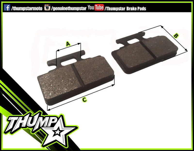 3944 |  Front Brake Pad Single Piston