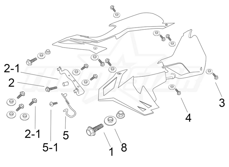 3968 | Plastic Body Hardware Kit (Hardware ONLY) V5