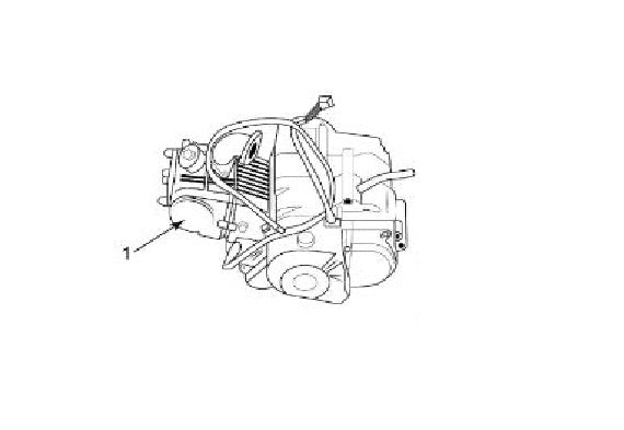 7951 | Complete Engine- FH 90cc (Electric Start, Semi-Auto)