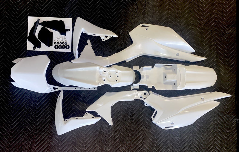 BRV101-WHT | Aftermarket ALL WHITE Plastics Complete Assembly | V5