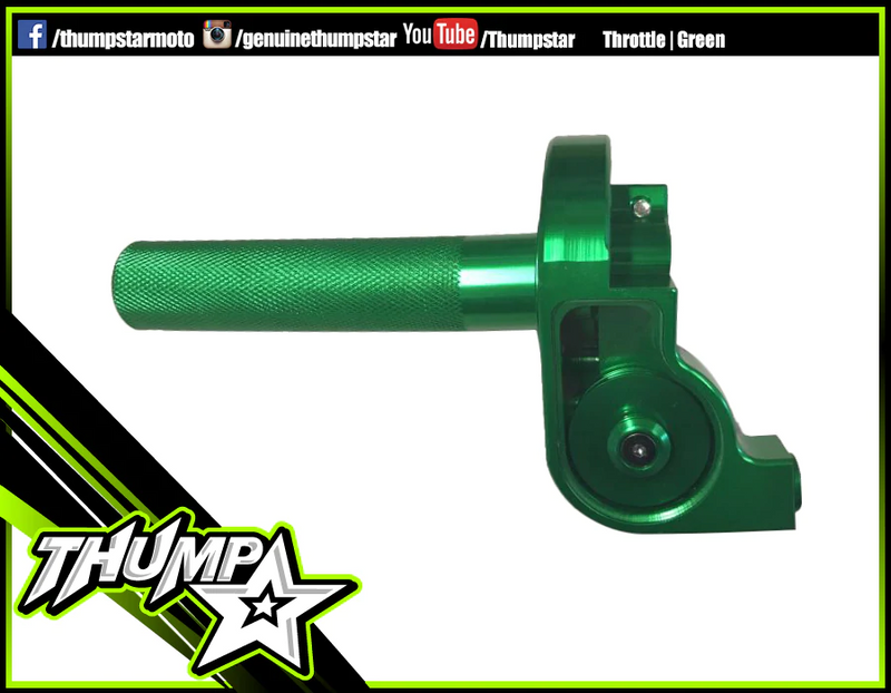 4022 | Throttle Assembly- CNC Milled (green)